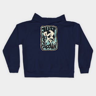 Just keep moovin. Kids Hoodie